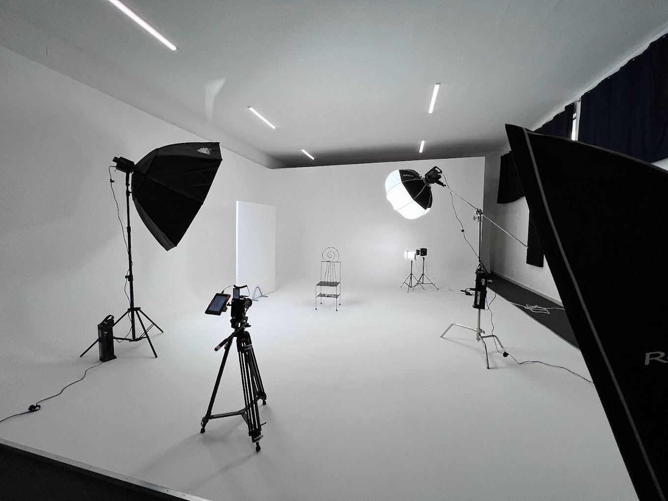 Luci e attrezzatura disponibile